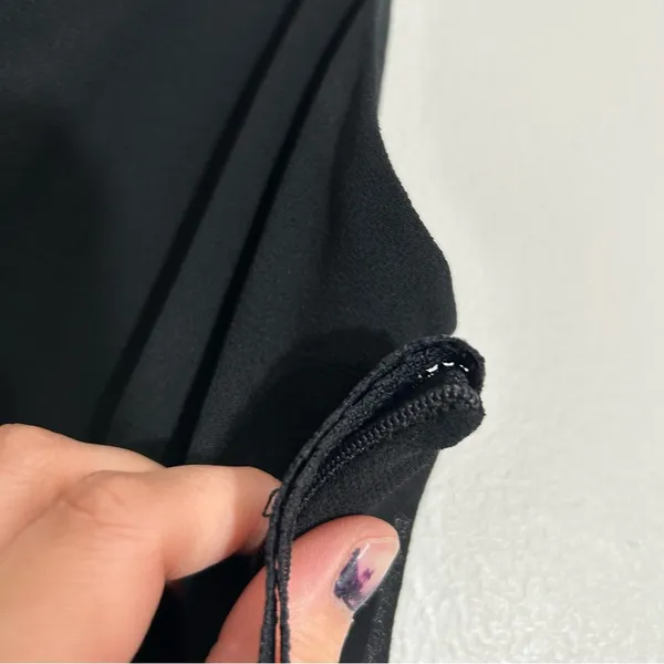 Vintage Cachet Strappy‎ Black Web Back Formal Maxi Dress 12 - Image 5