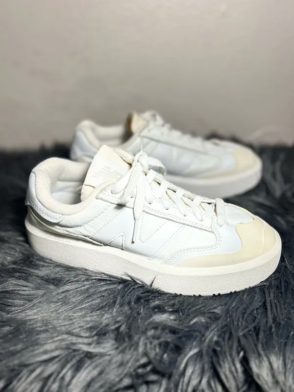 New Balance CT302 Trainers White / Moonbeam Low-Top Platform Sneakers Size 6.5 - Image 4