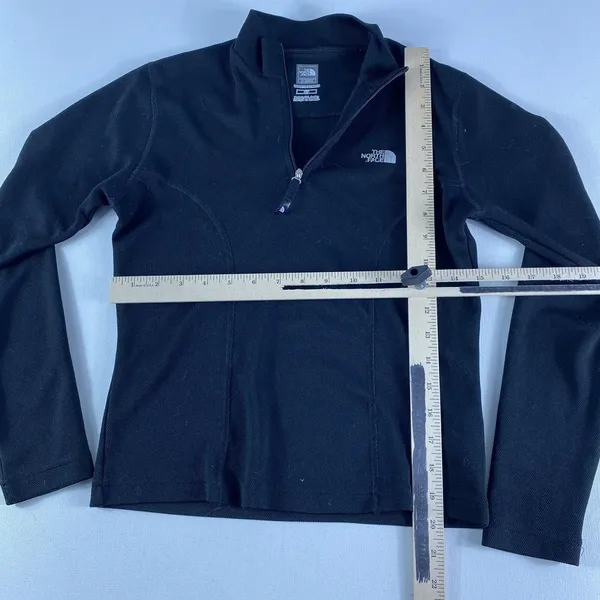 The North Face Flight‎ Series Jacket Womens Small Black Long Sleeve TNF 1/4 Zip - Image 10