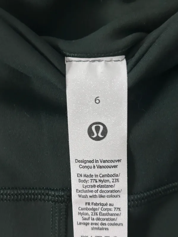 Lululemon Wunder Train High-Rise Tight 28"Rainforest Green Size 6 NWT - Image 6