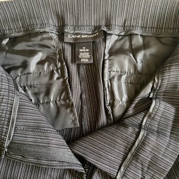 Lane Bryant Womens stretch boot striped pants size 18 - Image 6