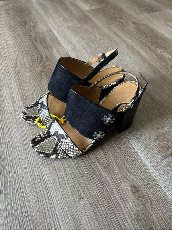 Tory Burch Kira Snakeskin Suede slingback S 8.5 - Image 5