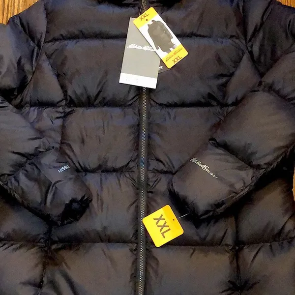 EDDIE BAUER Luna Peak Black Quilted Down Women’s Winter Coat Sz XXL - Image 10