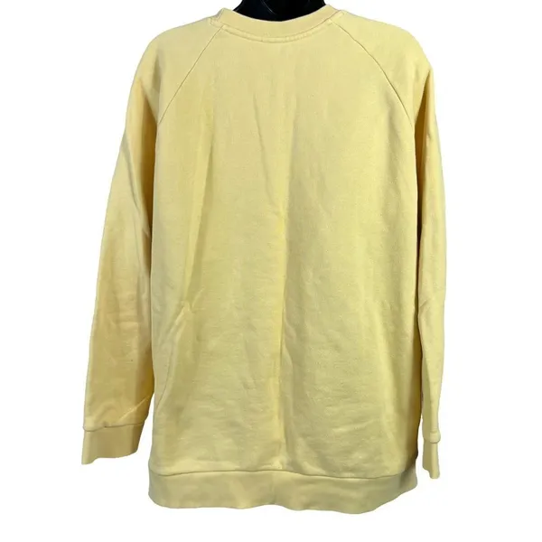 Adidas Trefoil Light Yellow Sweatshirt - Image 10