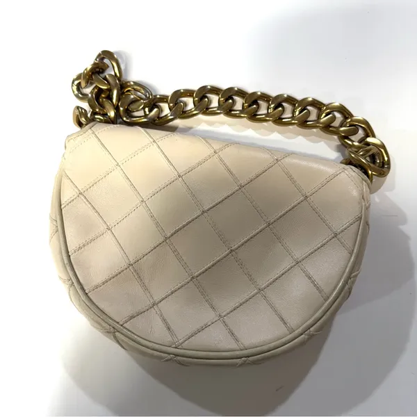 Tory Burch Mini Fleming Soft Crescent Bag - Image 8