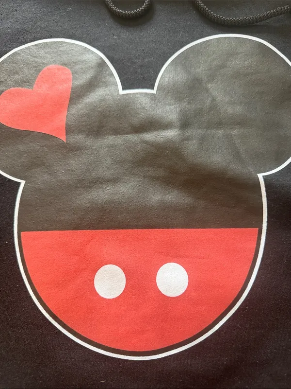 Mickey Head Vacation for unisex Pullover Hoodie. Size L. - Image 3
