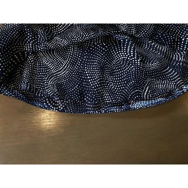 devlin Dress Size Small Strapless Blue White Quilted Smocked Mini from Nordstrom - Image 10