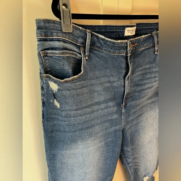 Abercrombie & Fitch NWT Women’s Super‎ Skinny Ankle High Rise Jeans Size 20 Long - Image 6