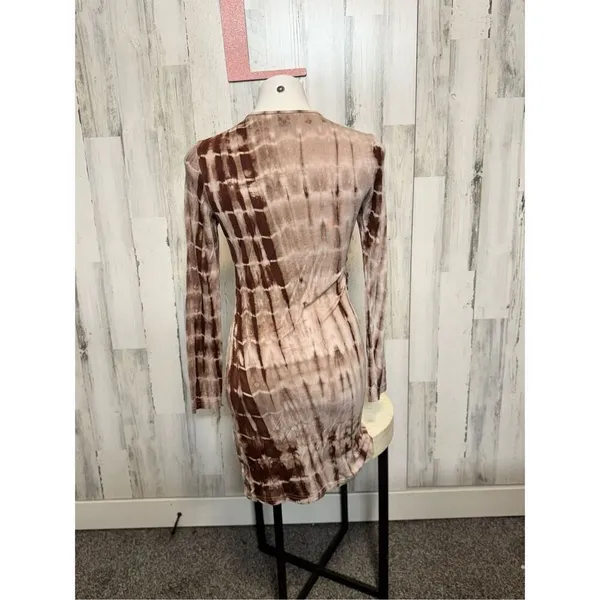 Long sleeve mini dress size L - Image 6