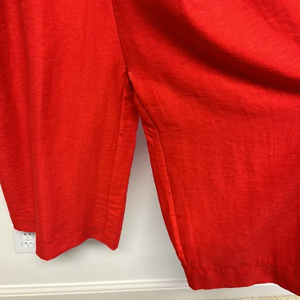 NWT Lulu’s Red Jumpsuit Romper with ruffled shoulders - Image 6