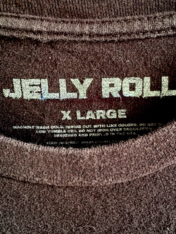 Jelly Roll Even Angels Cry Tee Size XL - Image 2