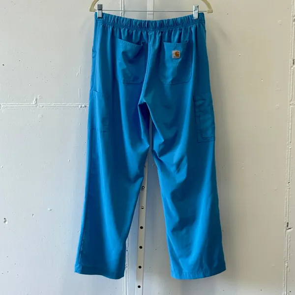 Carhartt Petite Force Modern Fit Straight Leg Scrub Pants‎ Royal Blue Medium - Image 3