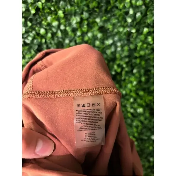 Tna Aritzia Blush Pink High Rise Biker Shorts Size Small - Image 4