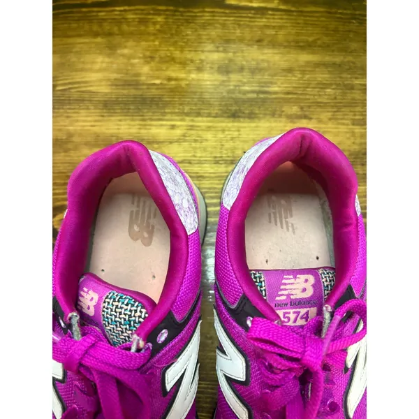 New Balance 574‎ Purple Sneakers Size 8.5 - Image 9
