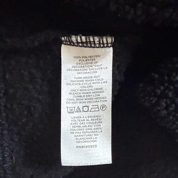 LOFT Black and White Patterned Sherpa - Image 6