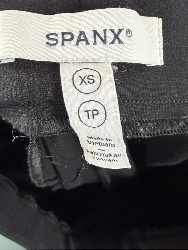 SPANX Super Smooth Perfect FitPonte Wide‎ Leg Pant in Black Size Extra Small - Image 9