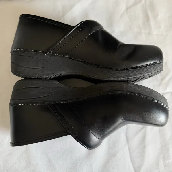 Dansko XP 2.0 Womens‎ 40 EU (9.5/10 US) Black Leather Professional Nurse Shoes - Image 6