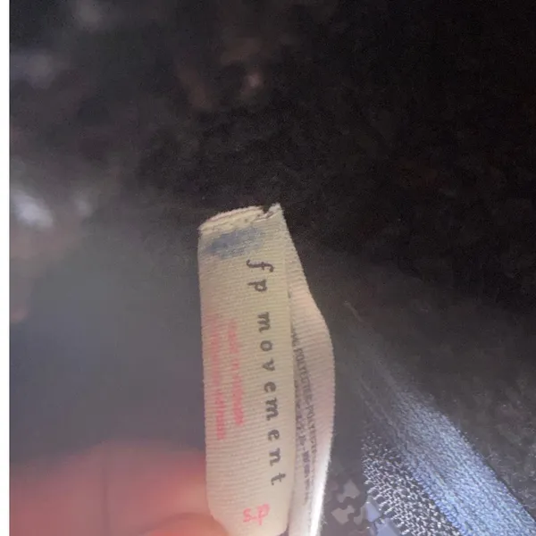 FP‎ Movement Free People Hit The Slopes Fleece Jacket Black Mock Neck Small - Image 4