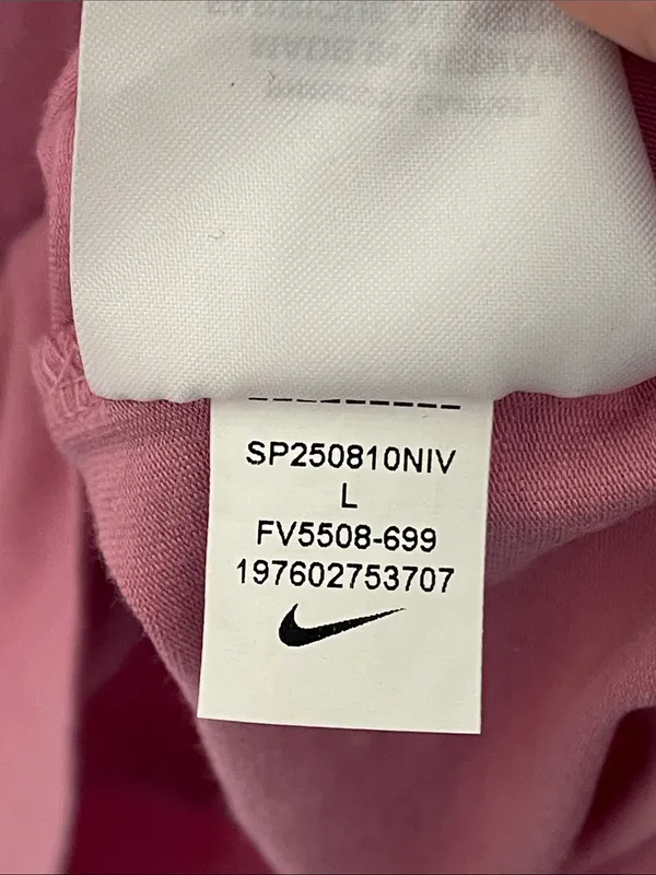 Nike The Nike Tee Pink Modal Blend Baby Tee Large - Image 6