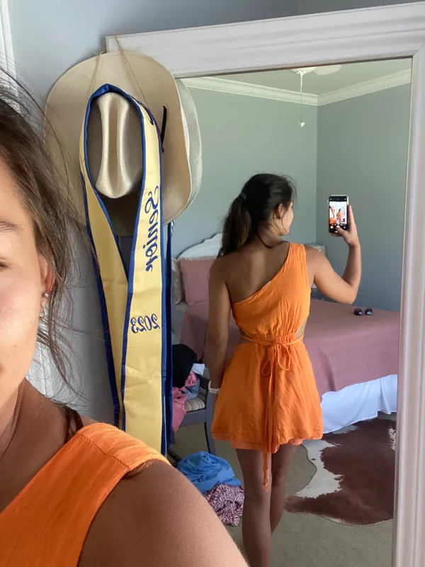 Orange Dress - Image 2