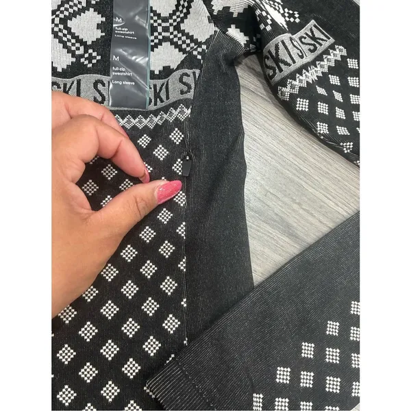 all in motion Black & Gray Ski Zip-Up medium - Image 2