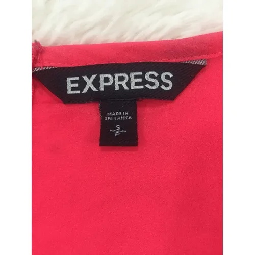 Express Bright Pink‎ 3/4 Sleeve Loose Pullover Blouse Top Size Small - Image 6