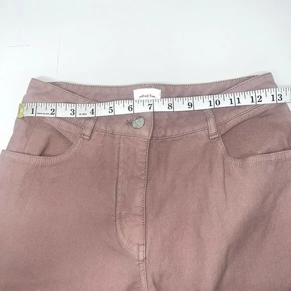 Wilfred Free Straight Leg Jeans Mauve Pink Size 2 Y2K Utility - Image 3