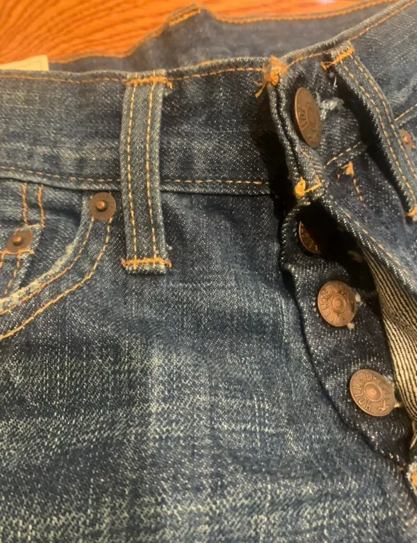 Classic Hollister Slim Straight button-fly medium wash Jeans | W28 x L30 - Image 7