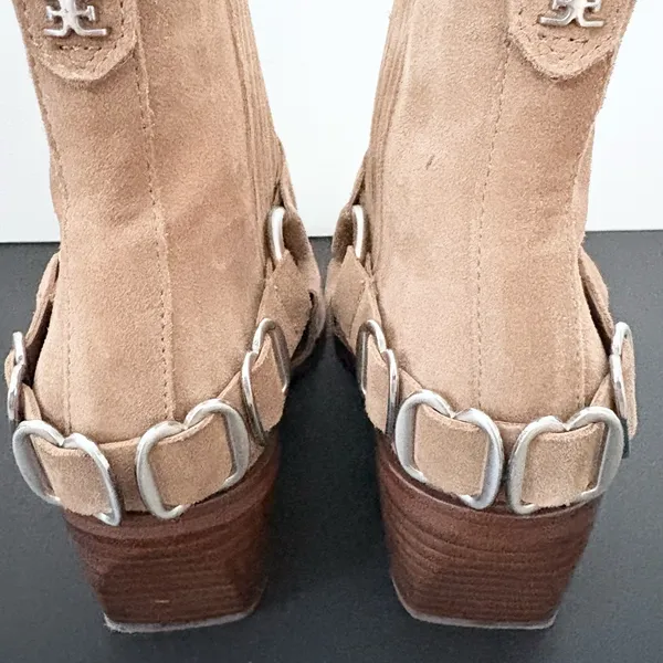 Sam Edelman Bellamie Tan Suede Ankle Boots 8 - Image 5