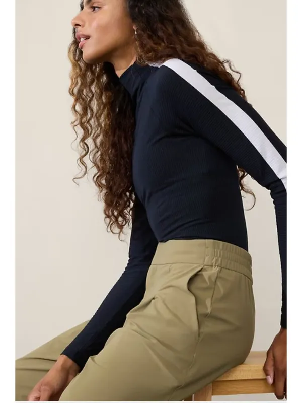 New Athleta Size 8 Pinnacle Trouser Olive Branch Green Regular - Image 4