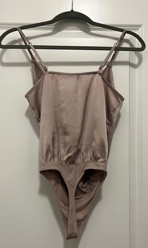 Lace Trim Bodysuit - Image 3