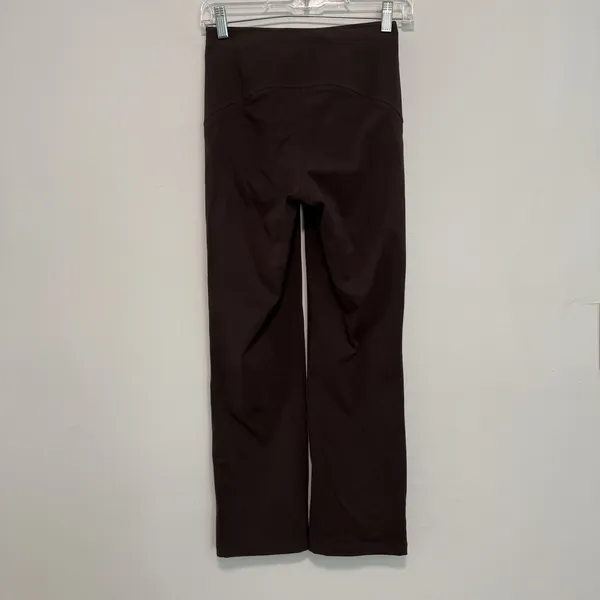 Lululemon‎ Smooth Fit Pull-On High-Rise Cropped Pants Espresso Brown Size 4 - Image 5