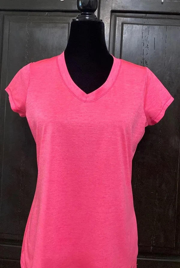 Xersion Pink shortsleeved top- size Medium - Image 4