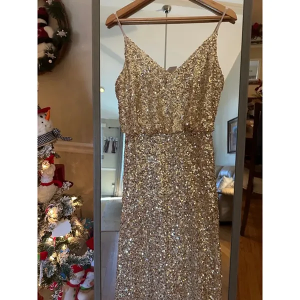 B.Darlin Gold Gown Large - Image 2