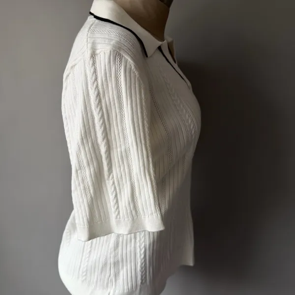 Adrianna Papell Knit Women’s Old Money Style Sweater Top - Image 4