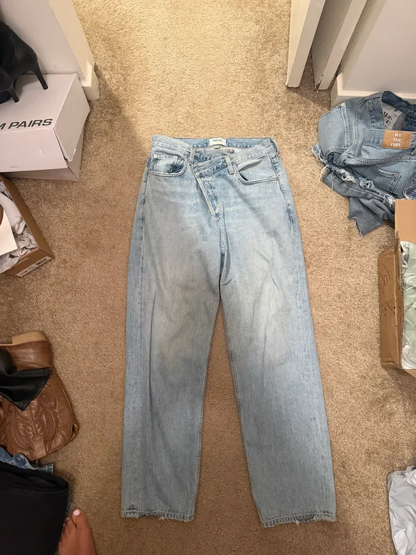 AGOLDE Criss Cross Jeans - Image 9