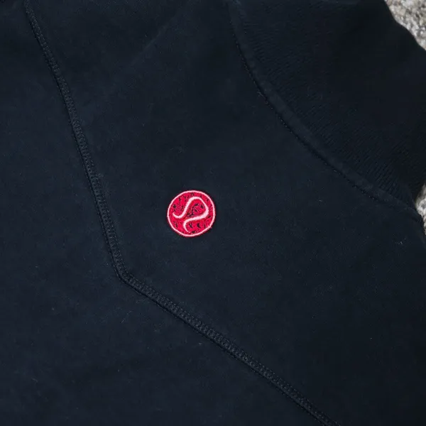 Lululemon Cotton Blend Zip Jacket Elbow Patch Women's 6 Pink Logo Y2K‎ - Image 5