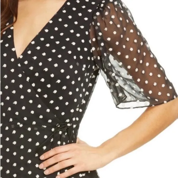 Alice + Olivia Sandra Daisy Wrap Dress 4 - Image 4