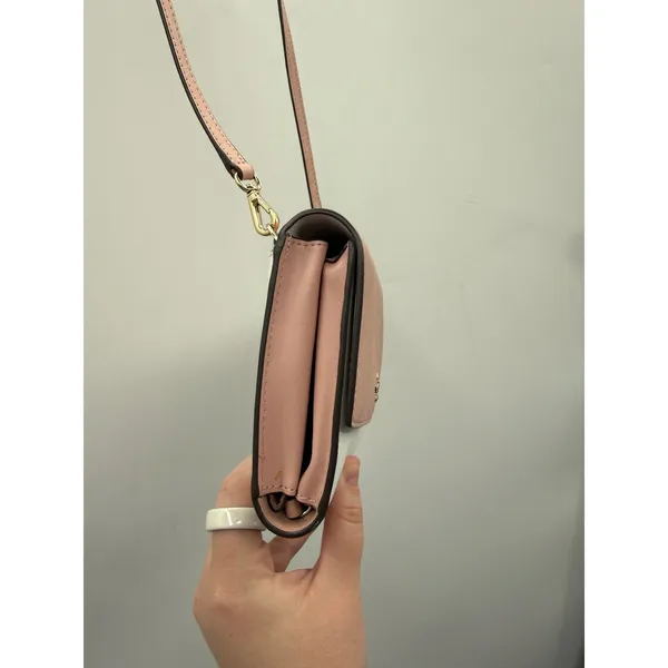 Kate Spade‎ PerryCrossbody Bag Pink White Colorblock Leather Convertible Wallet - Image 3