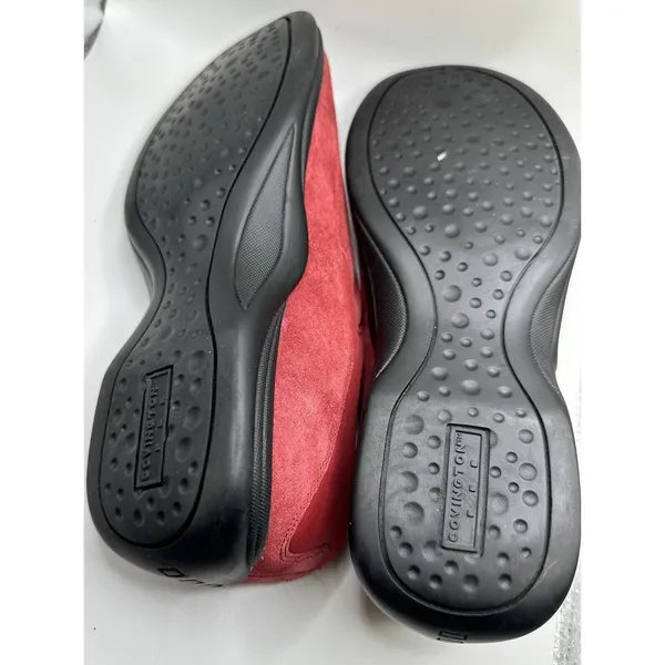 Covington Womens Size 7M Red Suede Leather Slip On Shoes Pre Owned‎ - Image 8