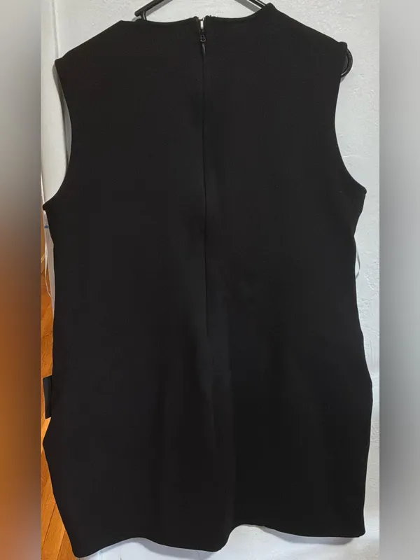 #74 NWT Lulu's Black V-Neck Sleeveless Mini Dress Size 3X - Image 3