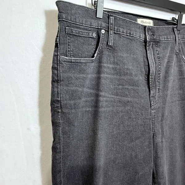 NEW Madewell The Perfect Vintage Crop Jean Summer Wash High Rise Jeans Womens 35 - Image 8