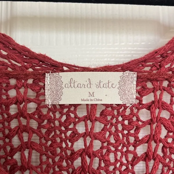 Altar’d State Red Knit Sweater - Image 4