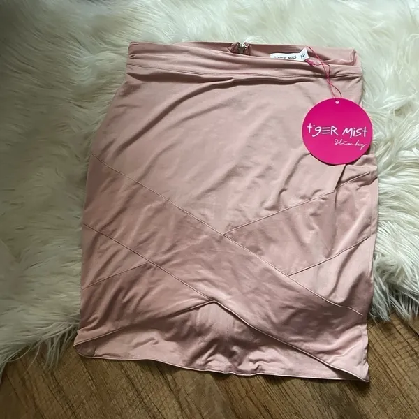 TIGER MIST Same Old Love Skirt In Blush - Image 2