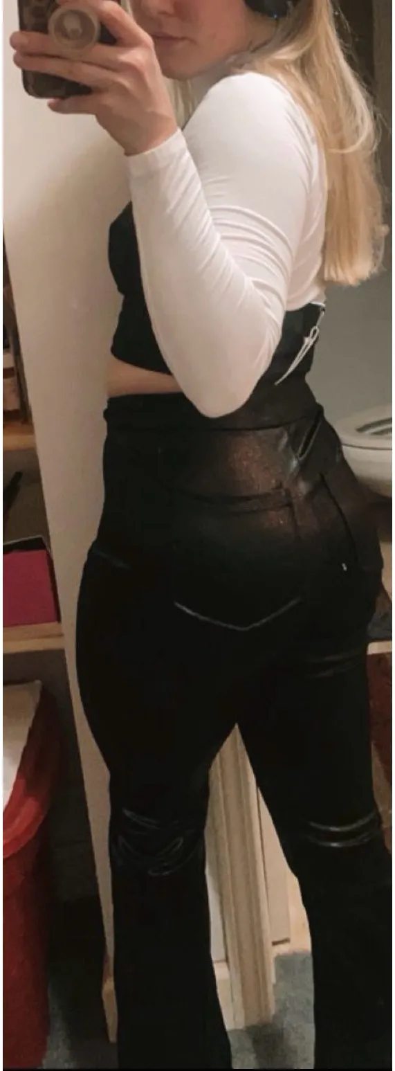 NWOT Reign Set Black Halter Top and Pants - Image 8