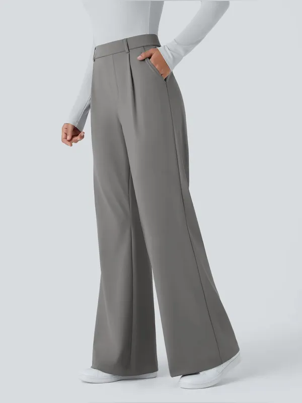 NEW Halara Flex DayStretch High Waisted Pocket Work Flare Pants Size XL Petite - Image 2