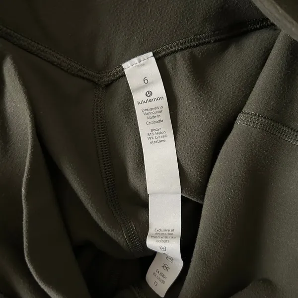 Lululemon Align Jogger 28" Dark Olive Green Nulu High Rise Pants Size 6 - Image 5