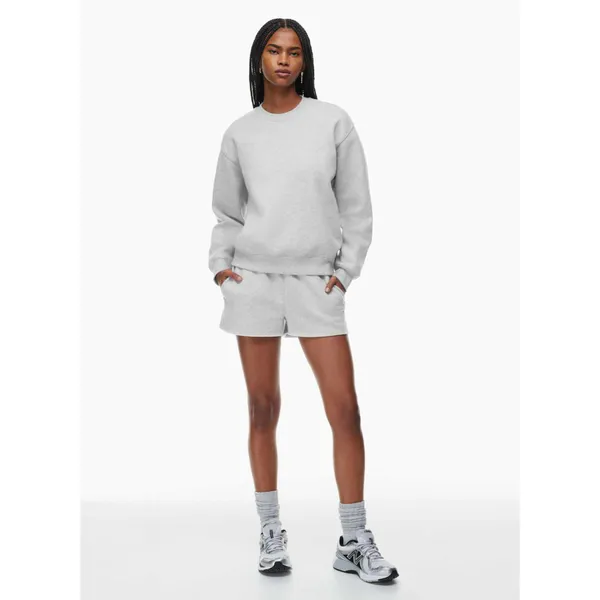Aritzia TNA Cozy Fleece Boyfriend Hi-rise Micro Short High-rise fleece sweatshorts, size 2XS - Image 2