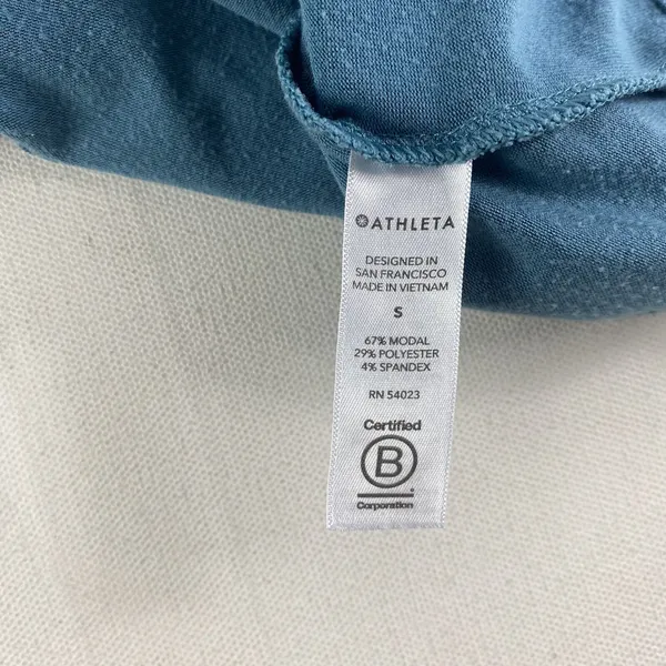 Athleta‎ Shirt Womens Small Blue Cloudlight Sleeveless Tank Top Athletic - Image 5