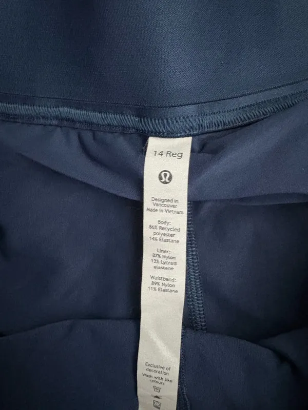 Lululemon Court Rival Skirt in Chroma Clash Multi Mineral Blue Sz 14 - Image 6